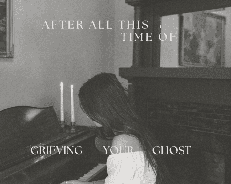 Cover art for the song "Ghost" by Sophie Louise.